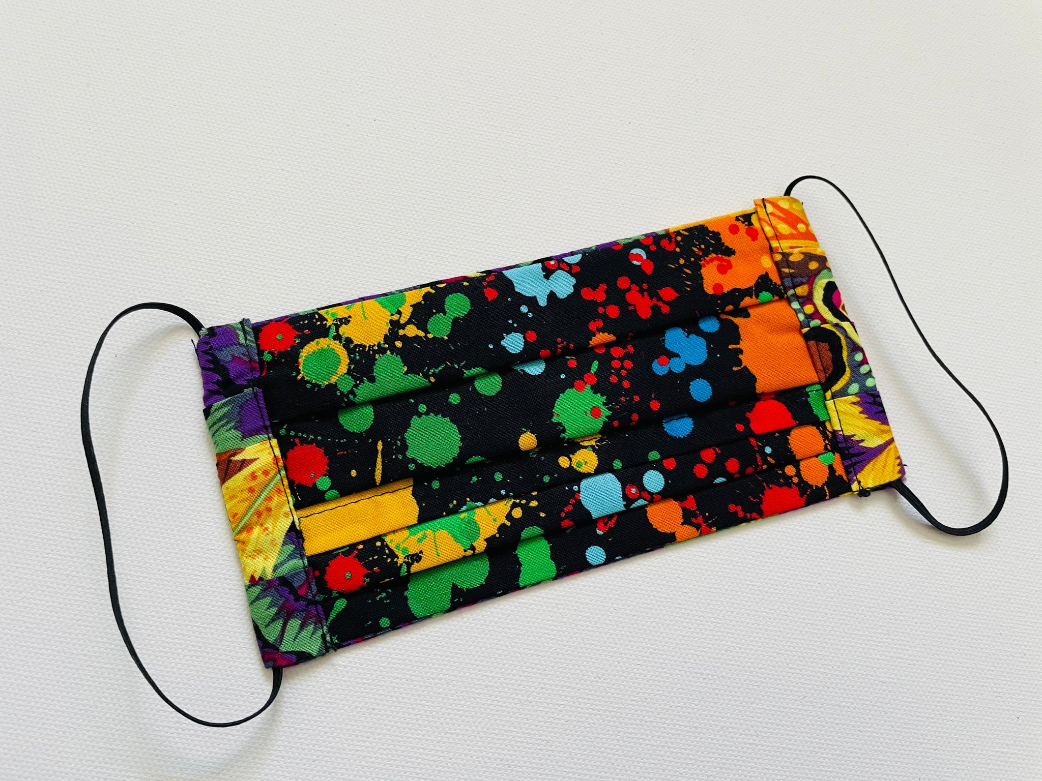 Feather Print Cotton Mask